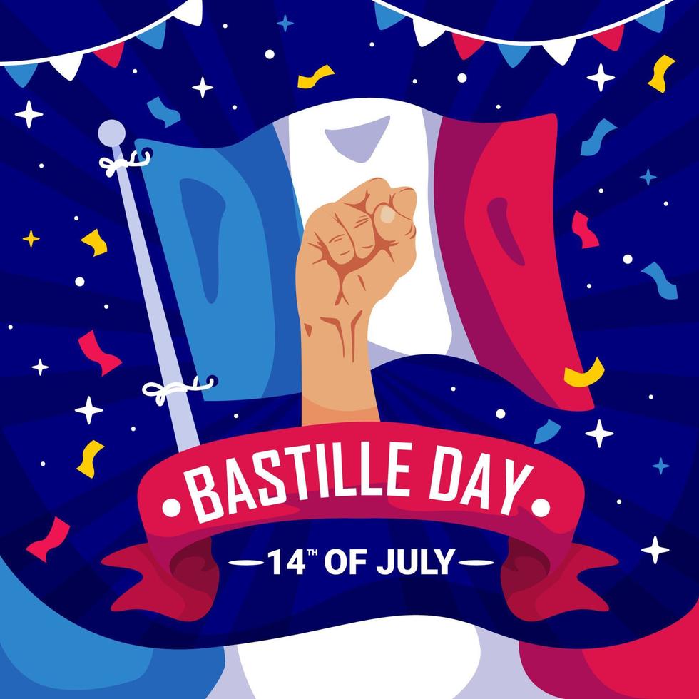 Bastille Day Concept vector