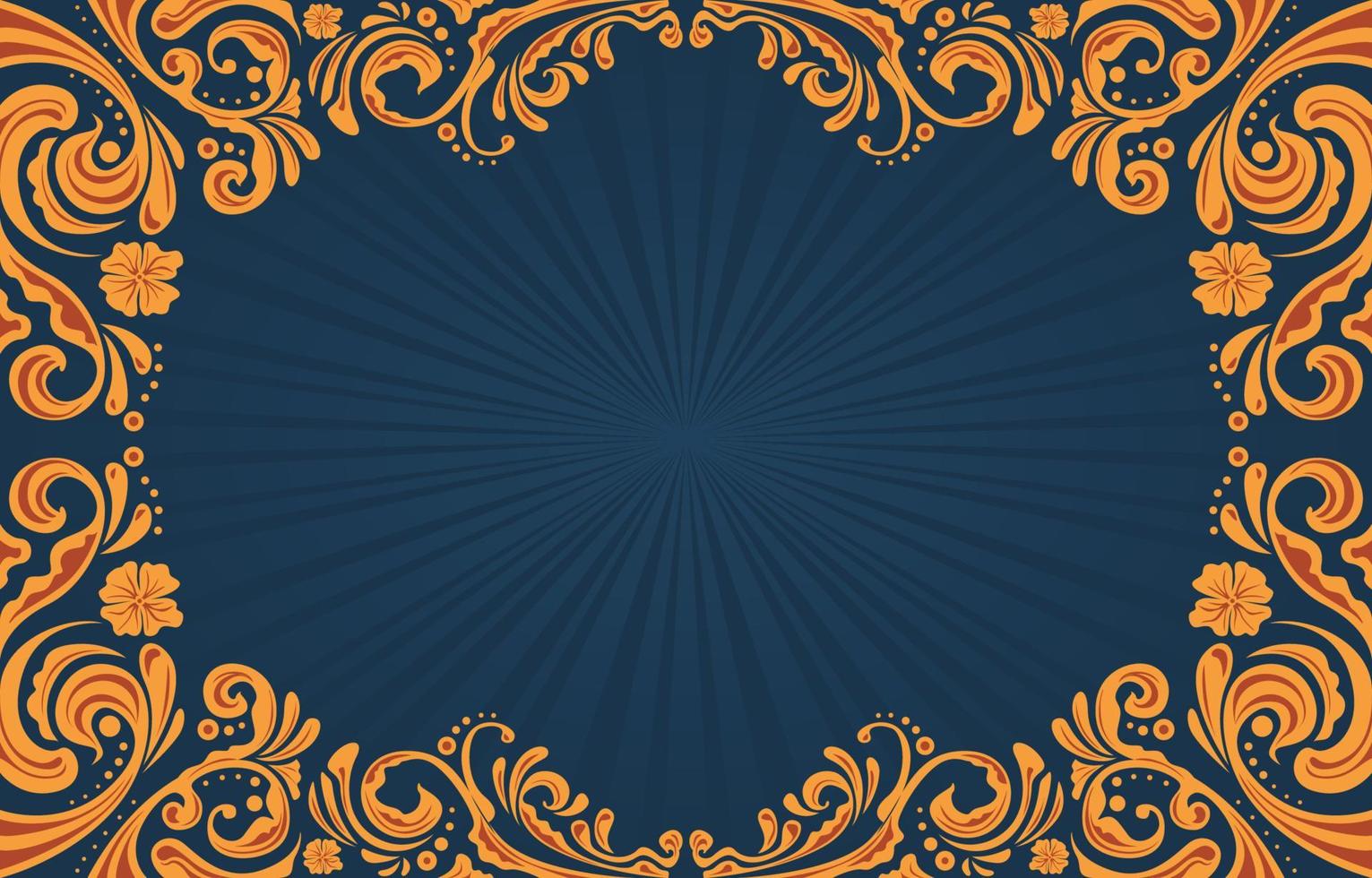 Art Nouveau Golden Background Concept vector