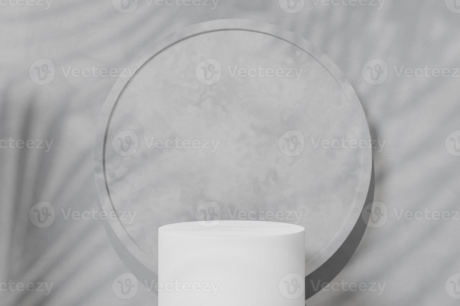 3d rendering Minimal product display on concrete background. podium. Concept scene stage showcase for new product, promotion sale, banner, presentation, cosmetic photo