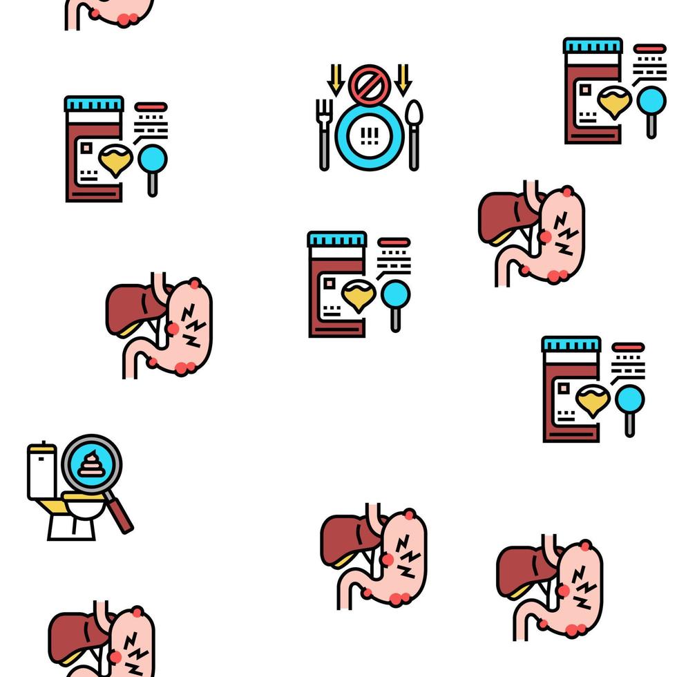 hepatitis hígado problema de salud vector de patrones sin fisuras