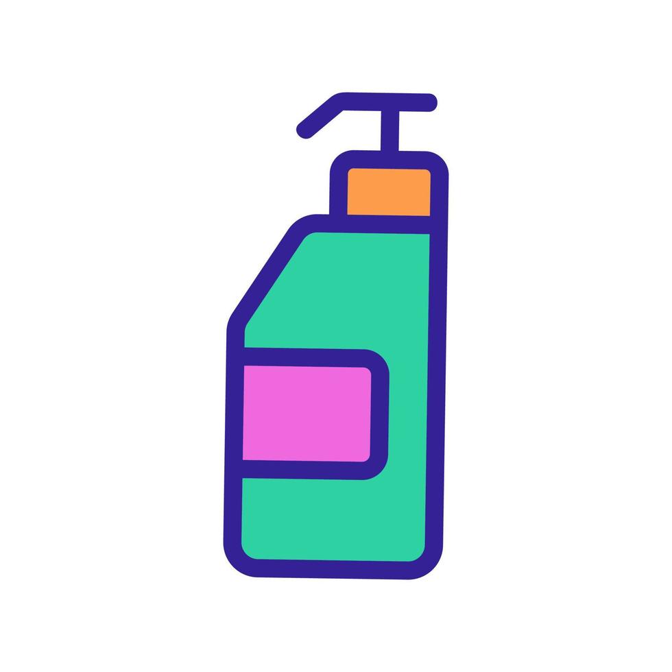 The cleaning agent is an icon vector. Isolated contour symbol illustration vector