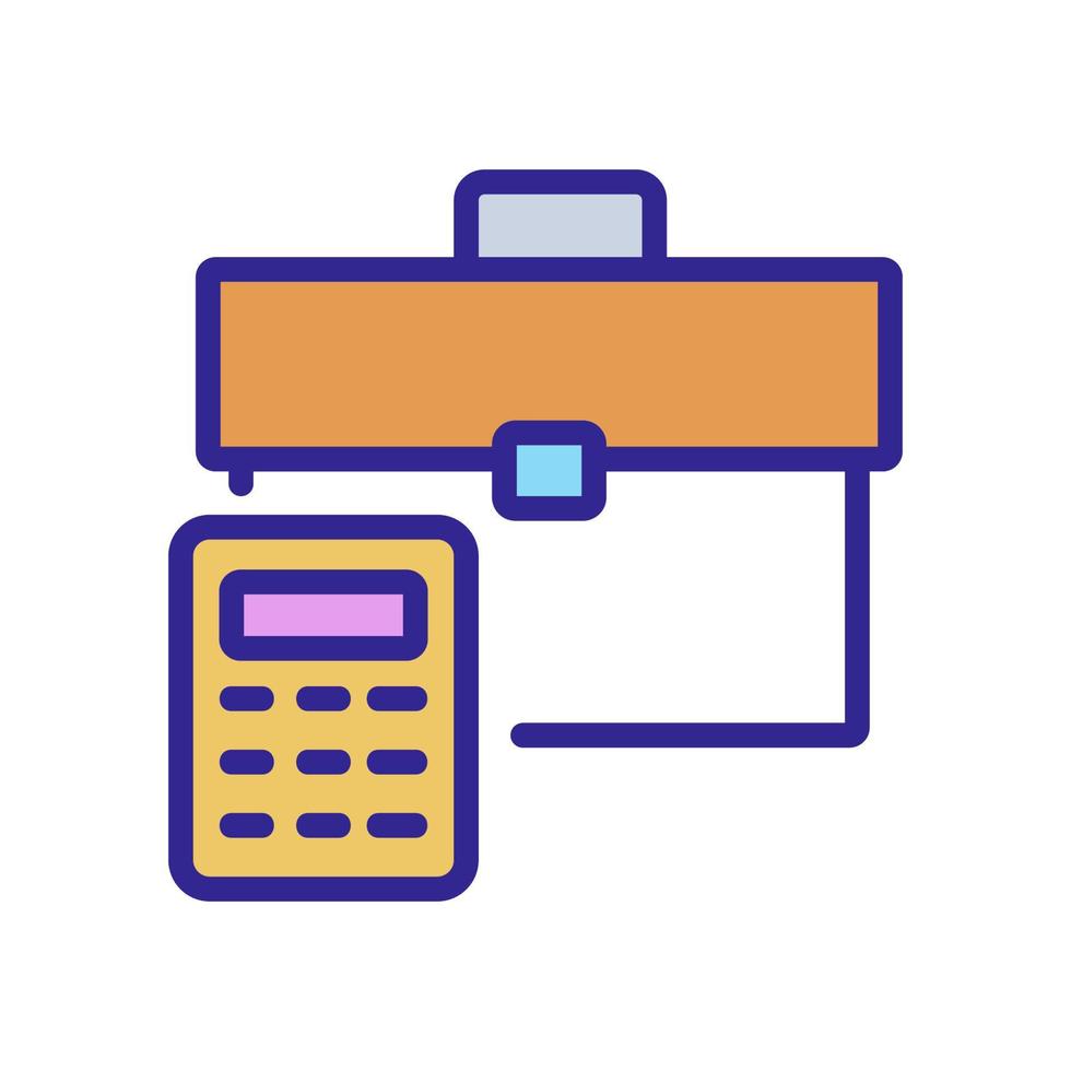 audit service icon vector. Isolated contour symbol illustration vector