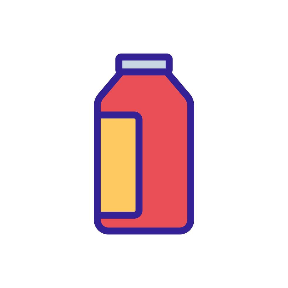 ilustración de contorno de vector de icono de botella de detergente