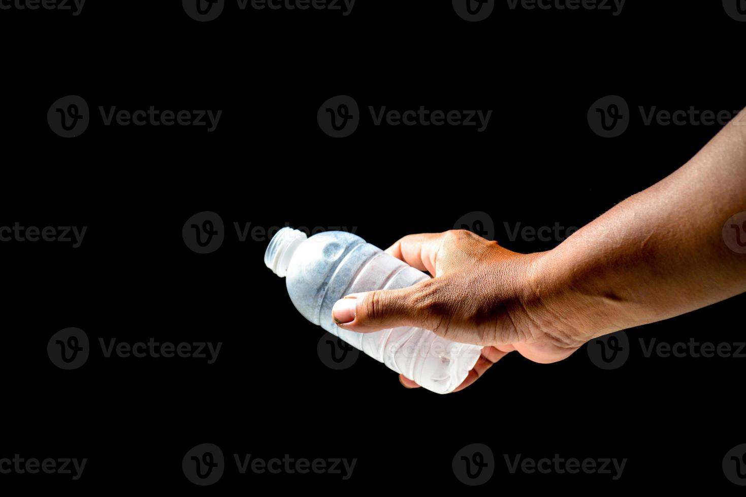 Concept of plastic waste and pollution from plastic waste. photo