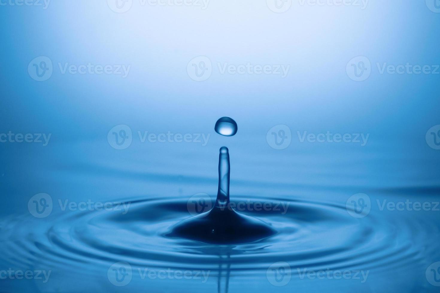 Drops of water and splashes. Water shape abstract background concept. photo