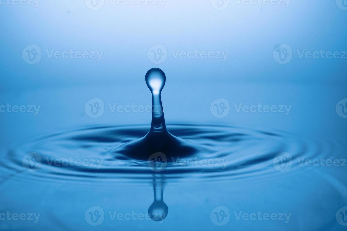 Drops of water and splashes. Water shape abstract background concept. photo