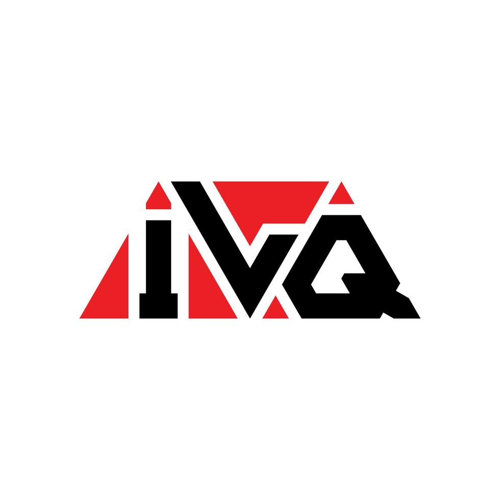 ILQ triangle letter logo design with triangle shape. ILQ triangle logo design monogram. ILQ triangle vector logo template with red color. ILQ triangular logo Simple, Elegant, and Luxurious Logo. ILQ