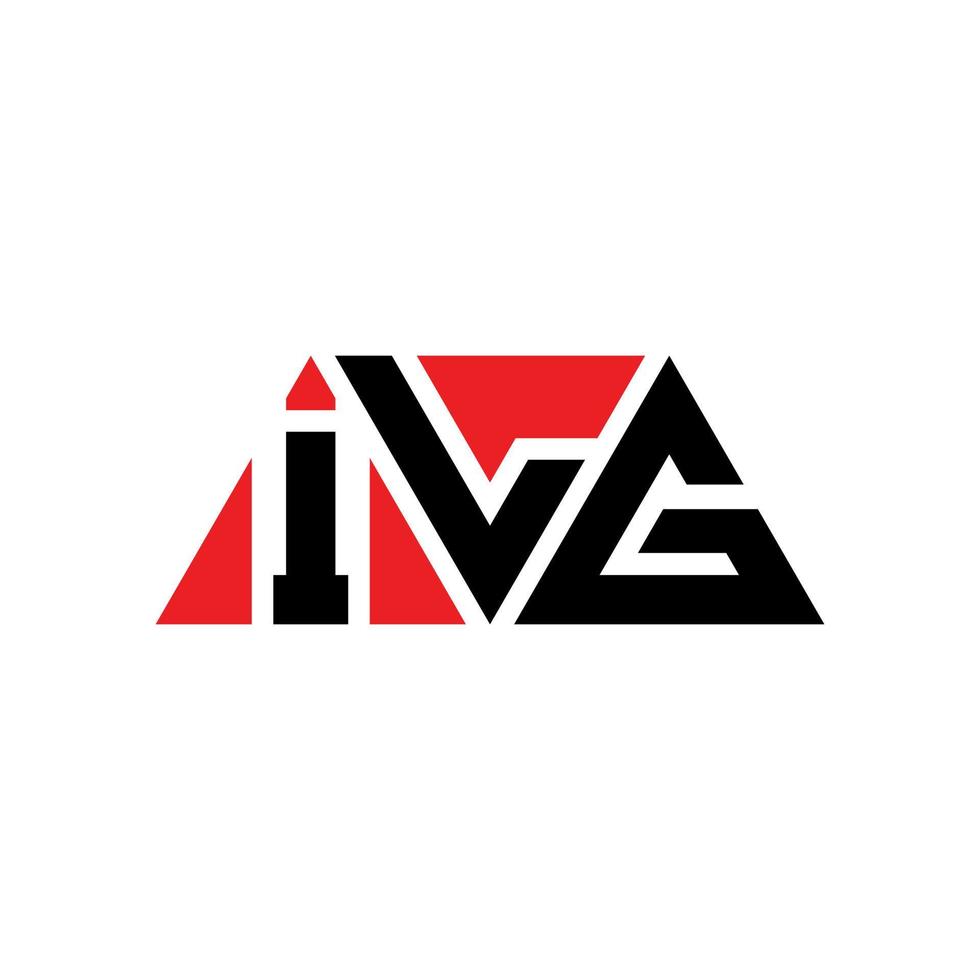 ILG triangle letter logo design with triangle shape. ILG triangle logo design monogram. ILG triangle vector logo template with red color. ILG triangular logo Simple, Elegant, and Luxurious Logo. ILG