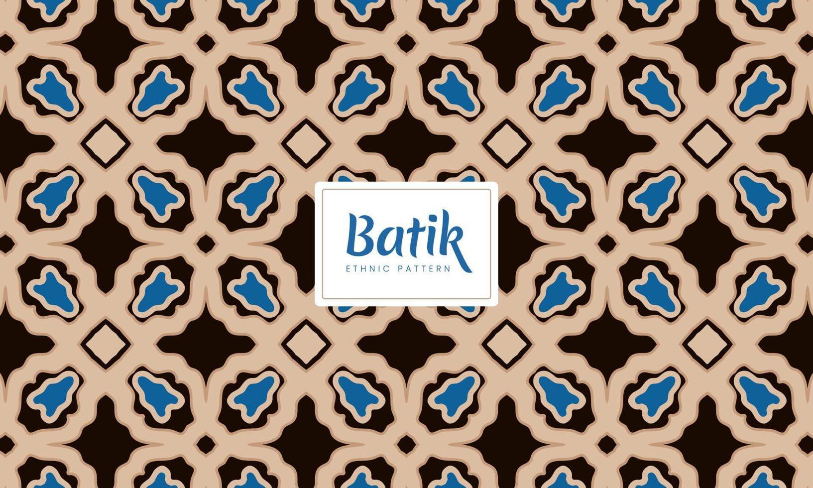 seamless, batik, indonesio, tradicional, decorativo, floral, patrones, vector