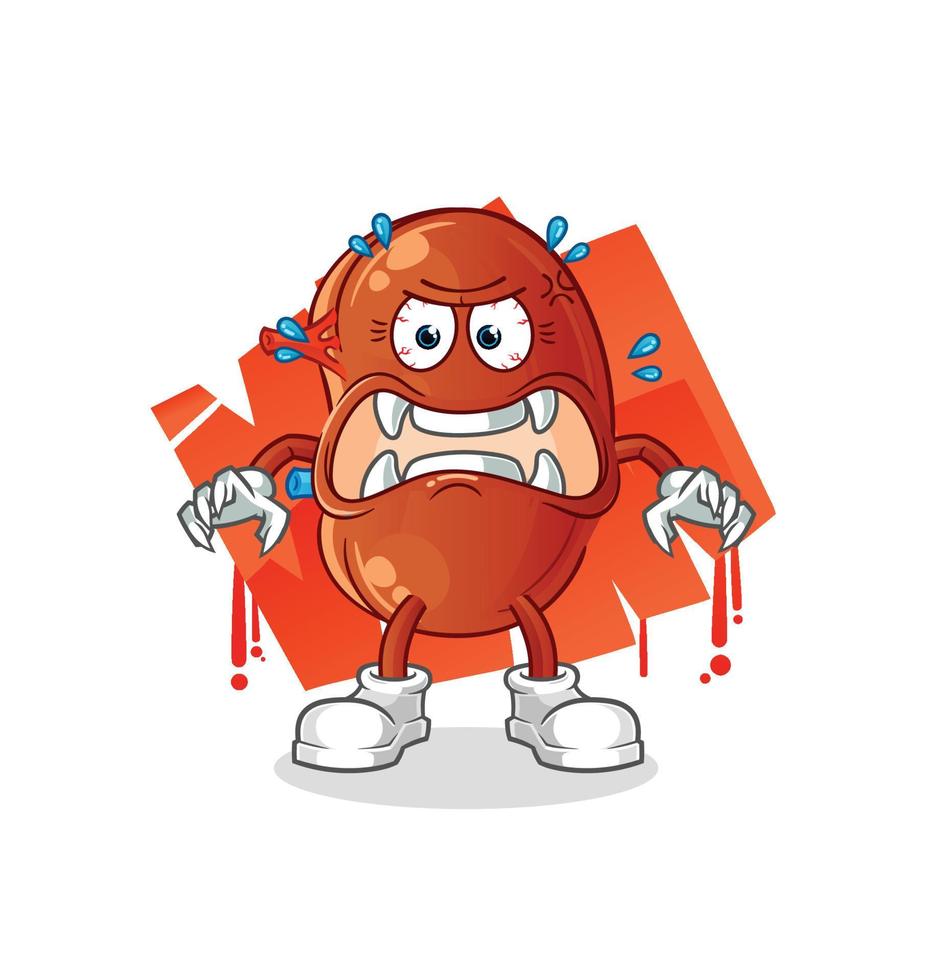 kidney cute vector