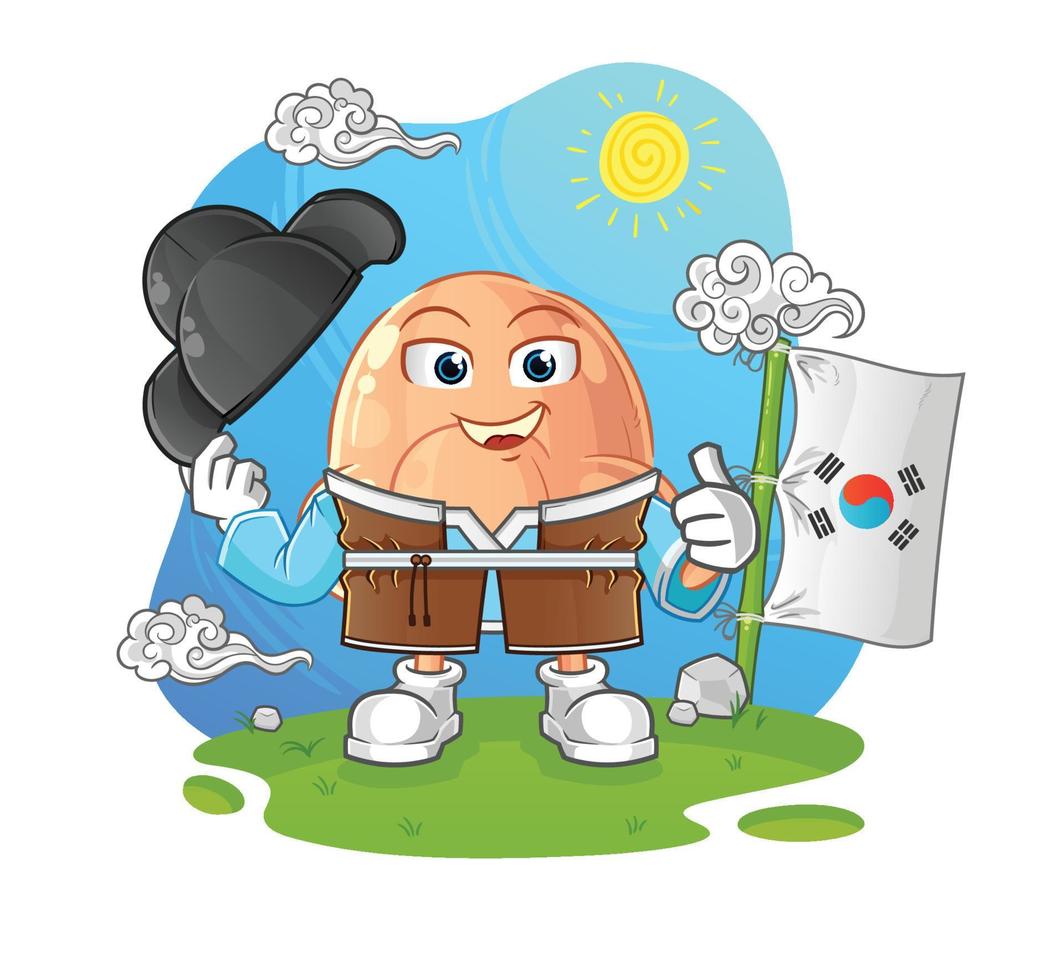 nose cartoon character vector