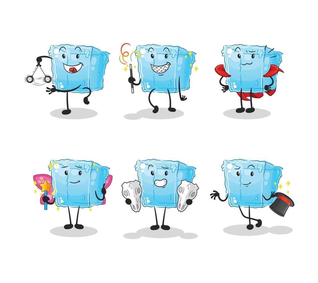 ice cube character vector