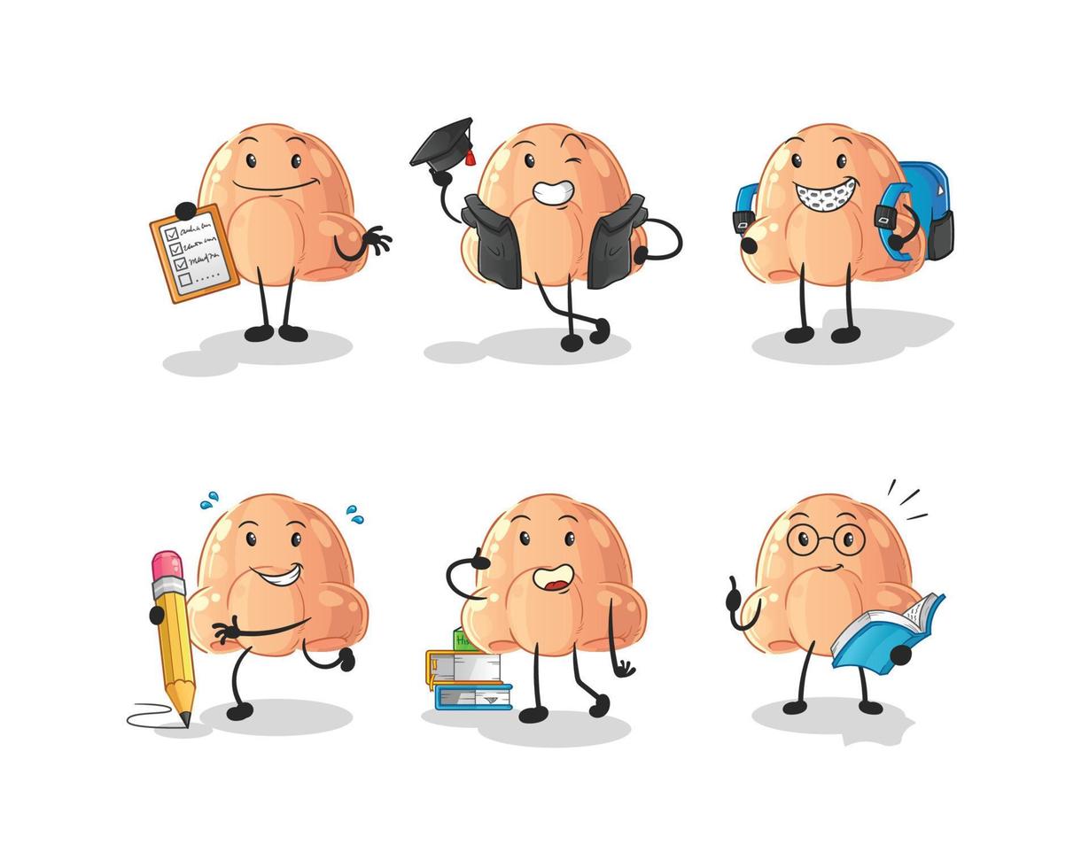 nose cartoon character vector