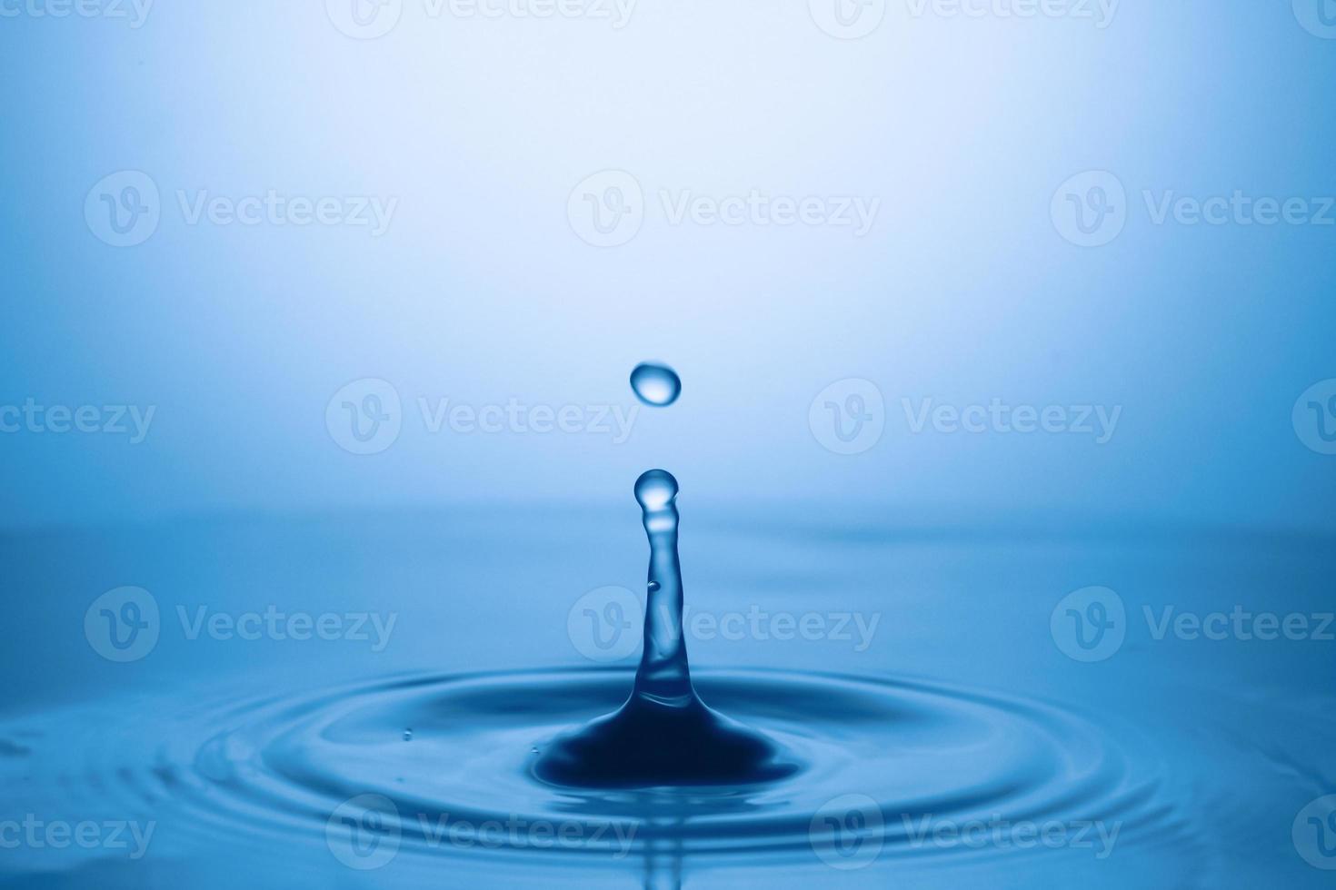 Drops of water and splashes. Water shape abstract background concept. photo
