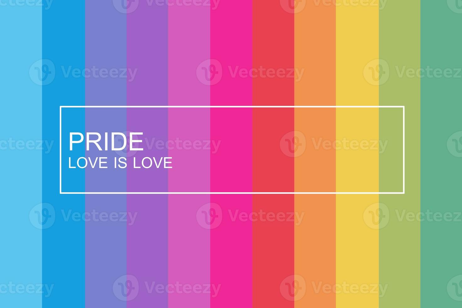 LGBTQ Pride Month. Rainbow background illustration. The concept of diversity, gender selection Use it to design banners or publications, LGBTQ events. photo