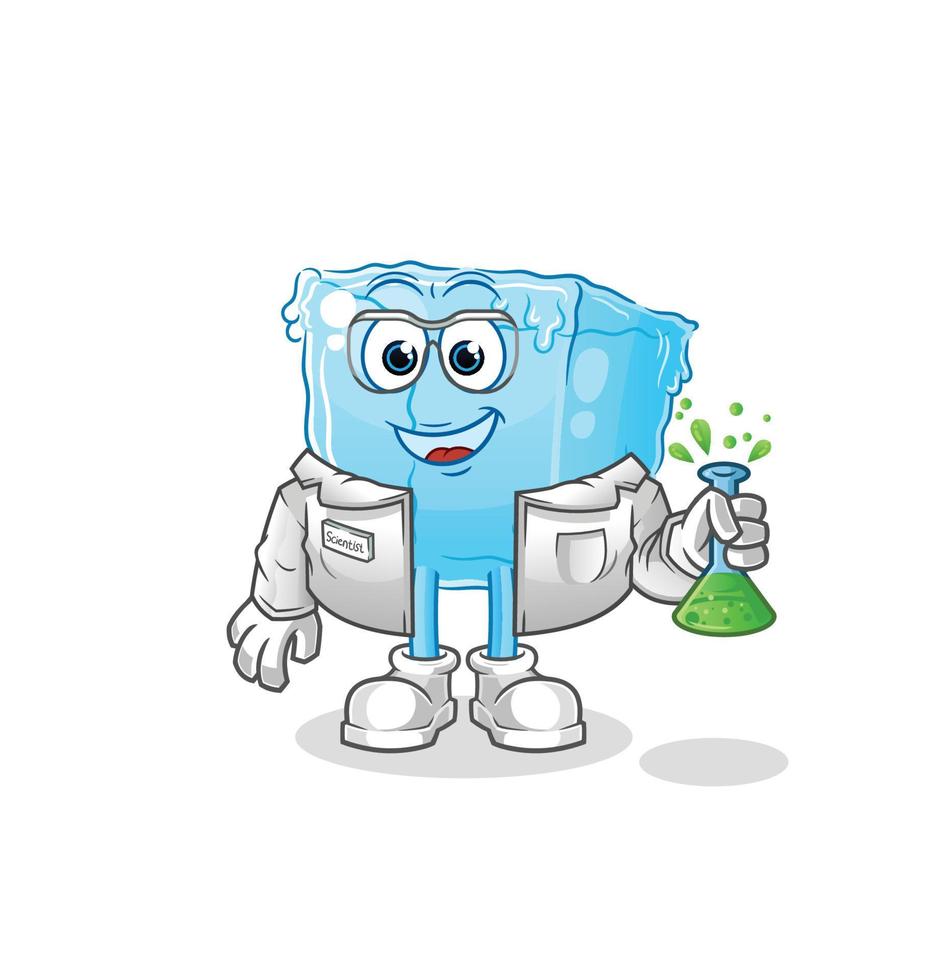 vector de carácter de cubo de hielo