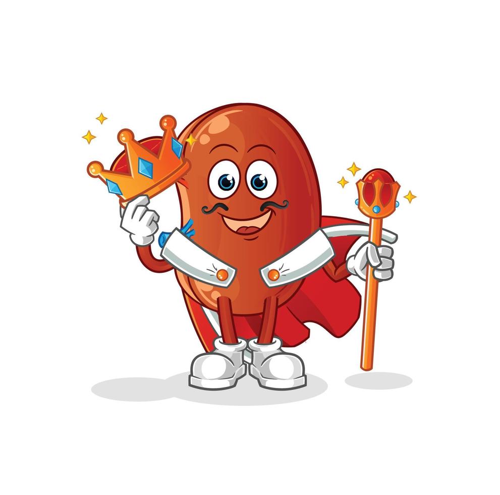 kidney mascot vector