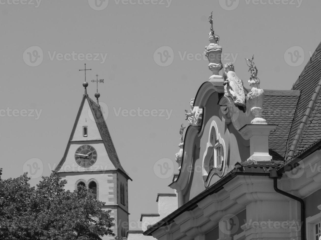 the city of Meersburg at the lake constance photo