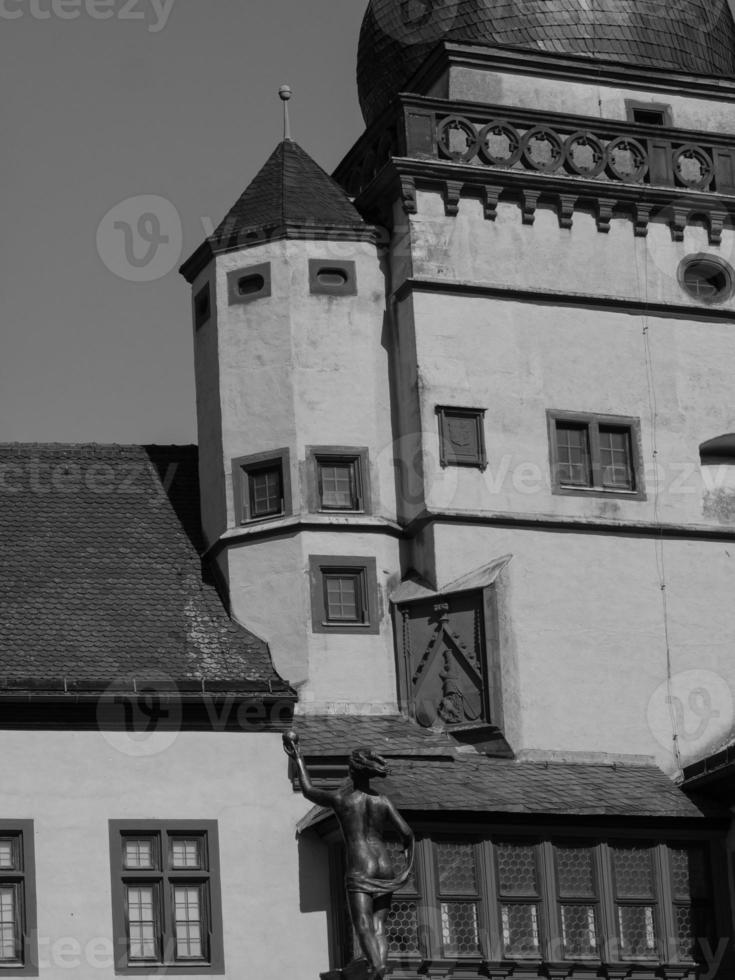 the city of Wuerzburg at the river main photo