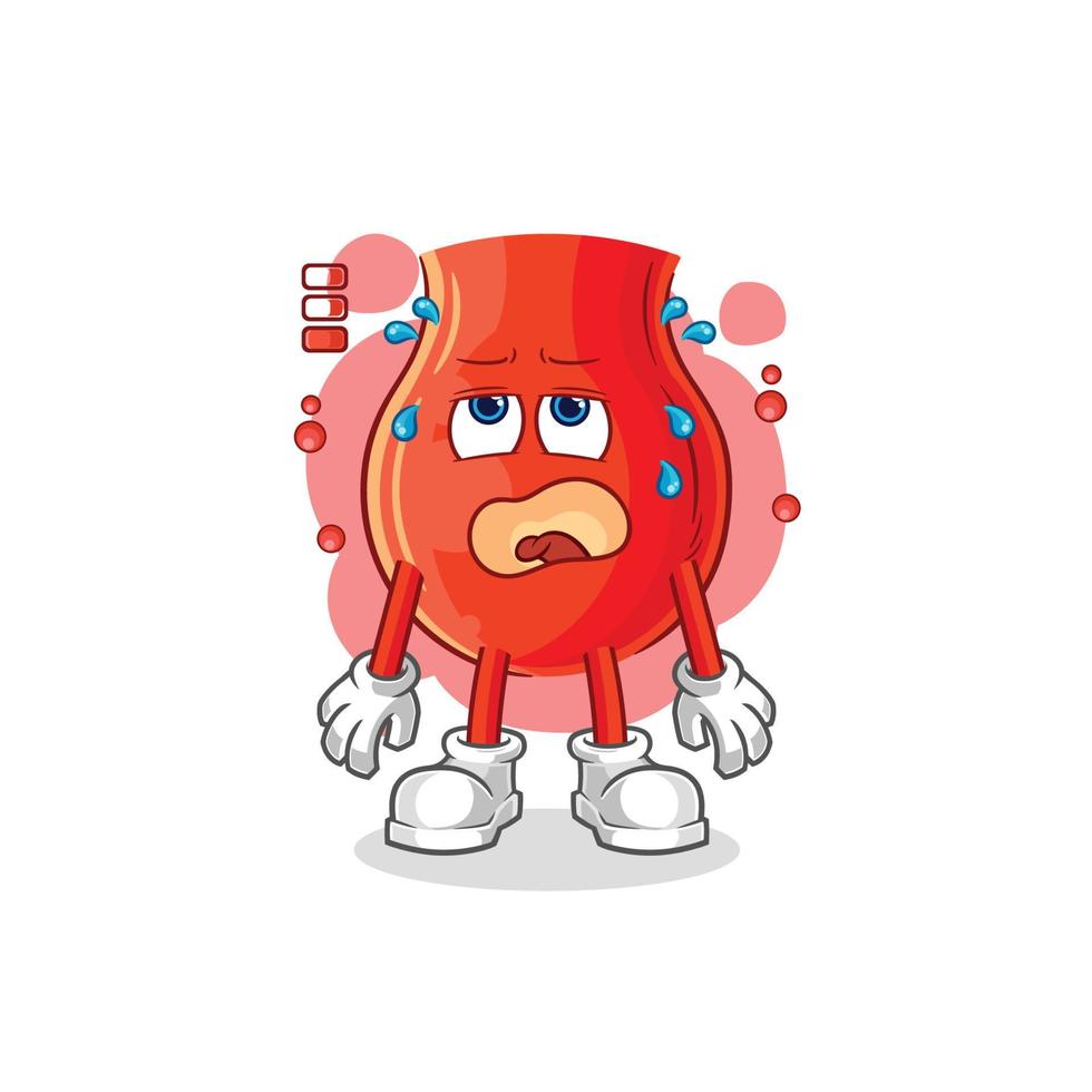 uvula cartoon character vector