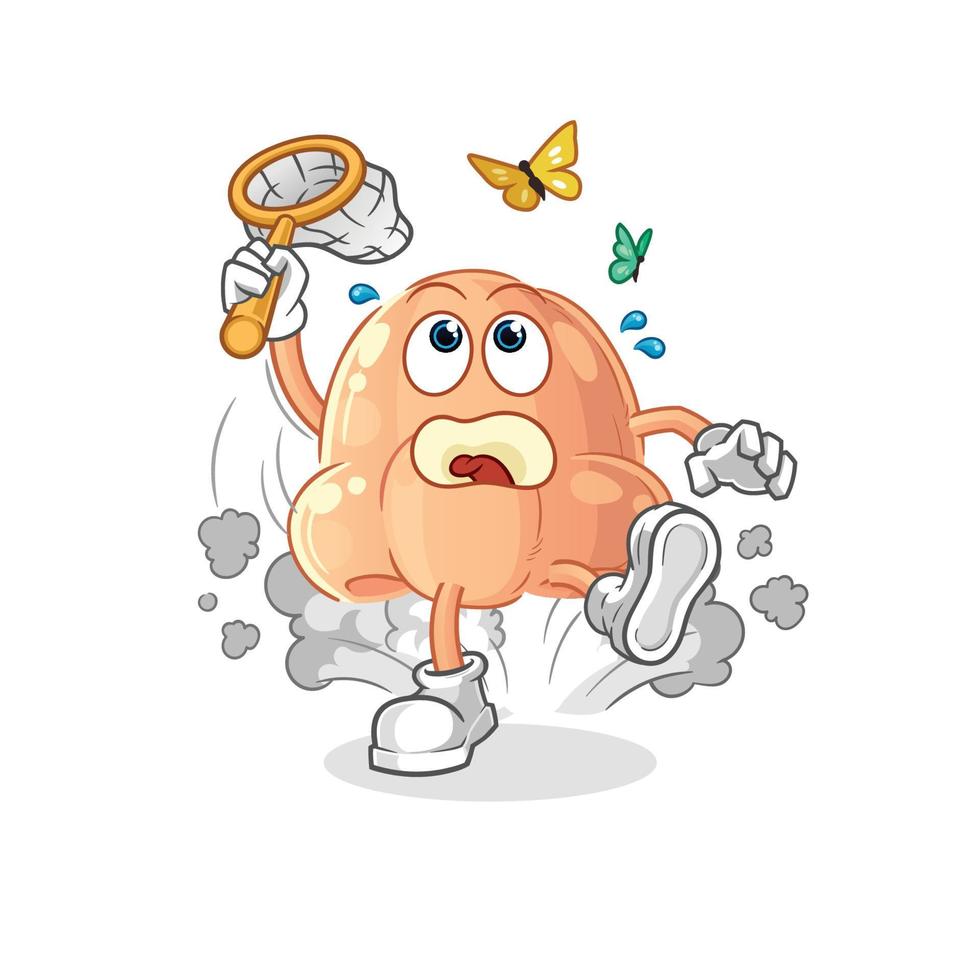 human nose cartoon vector