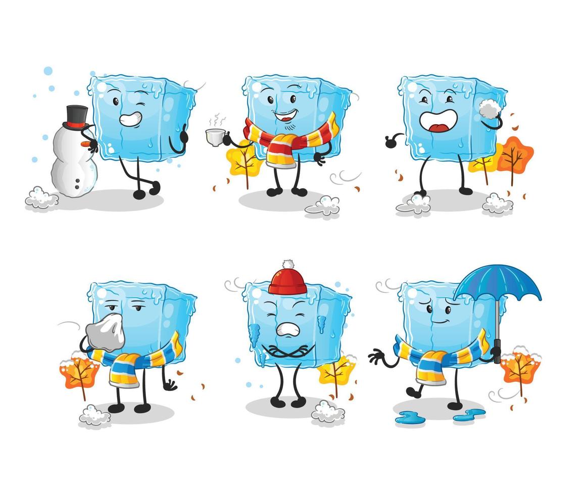 ice cube character vector