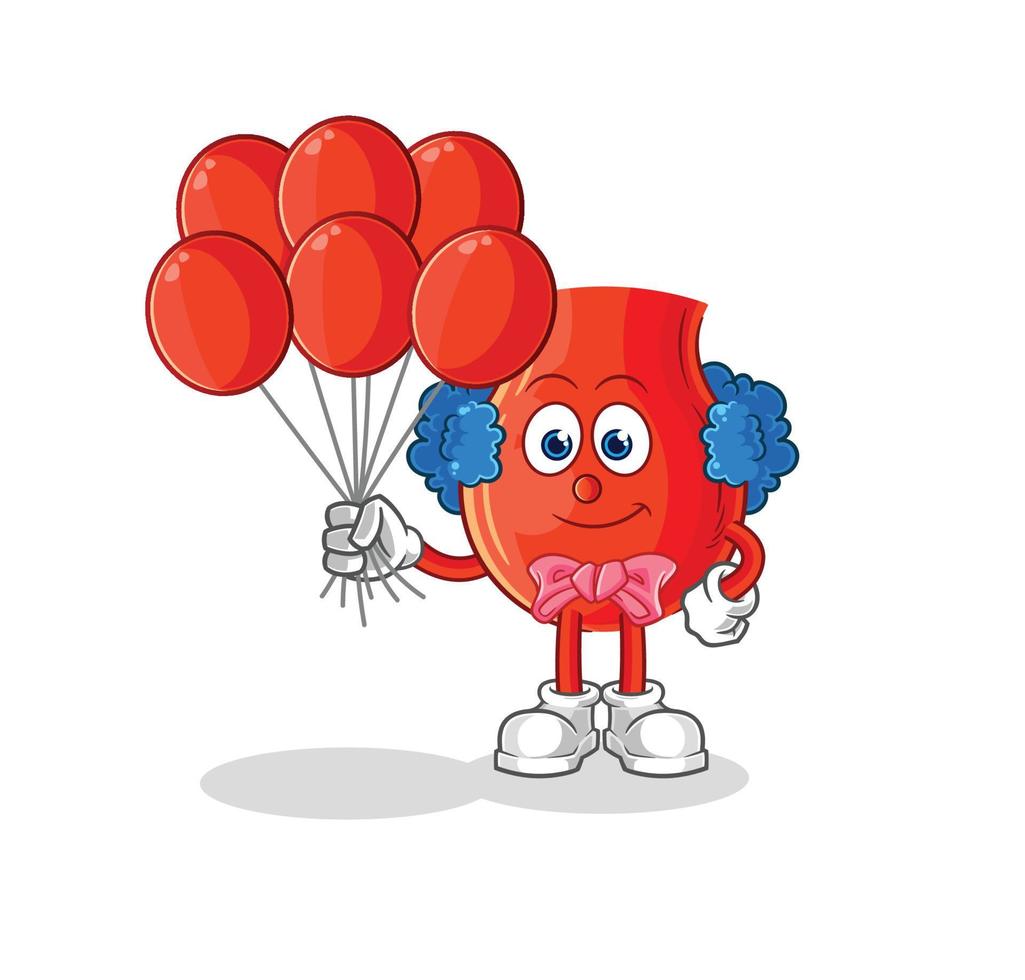 human uvula cartoon character vector