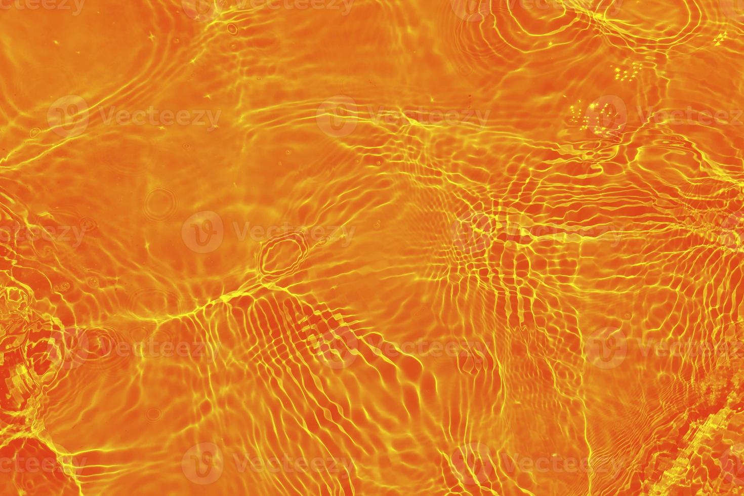 Defocus blurred orange water shining in the sea. rippled water detail background. The water surface in the sea, ocean background. Water wave under sea texture background. photo