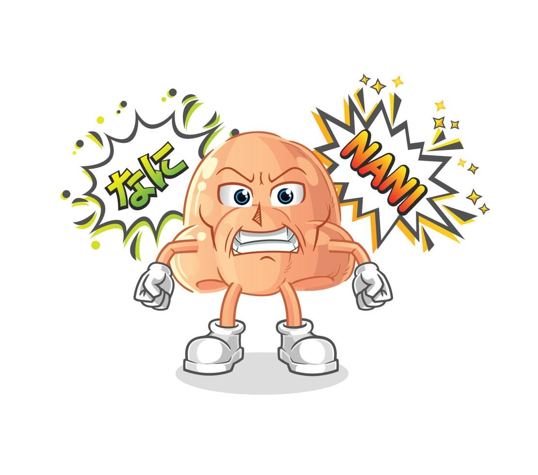nose cartoon character vector