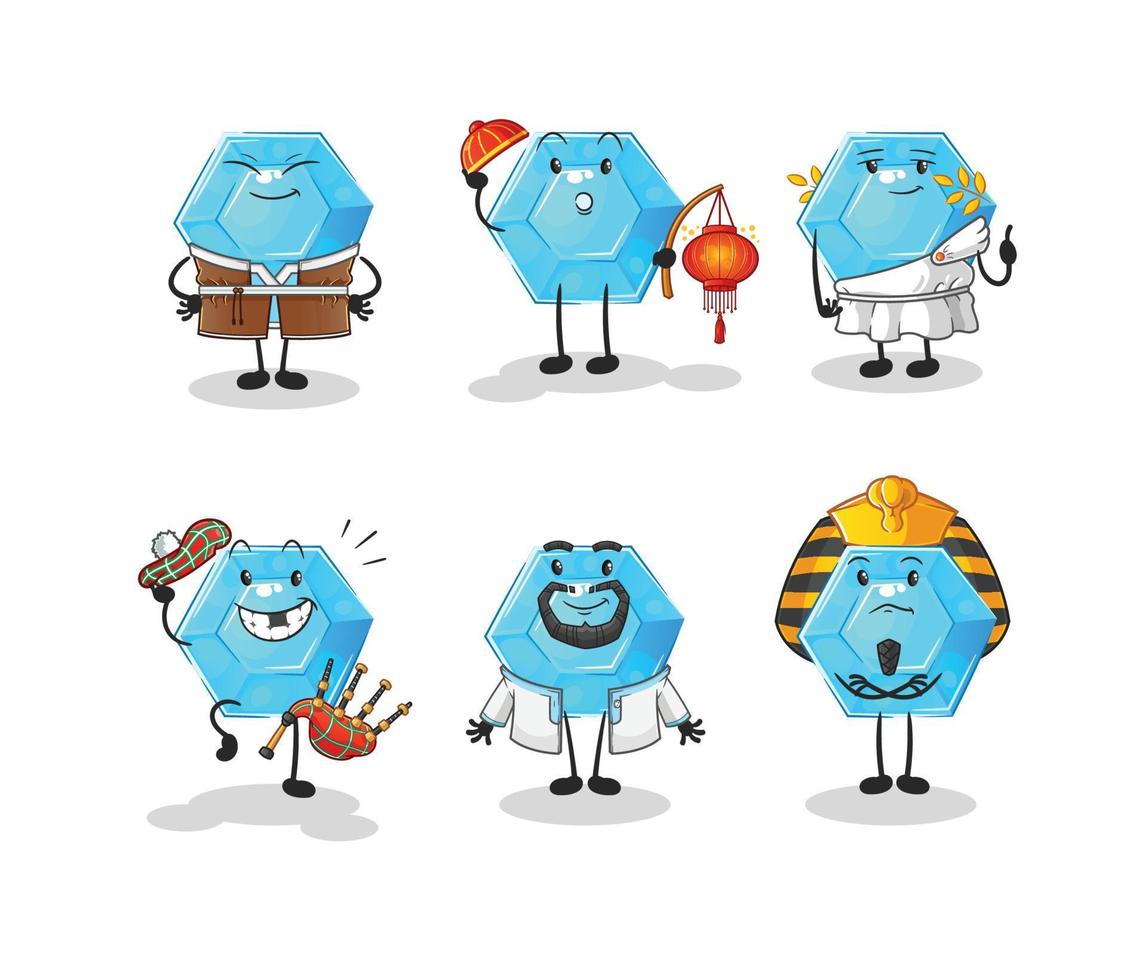 diamond character vector