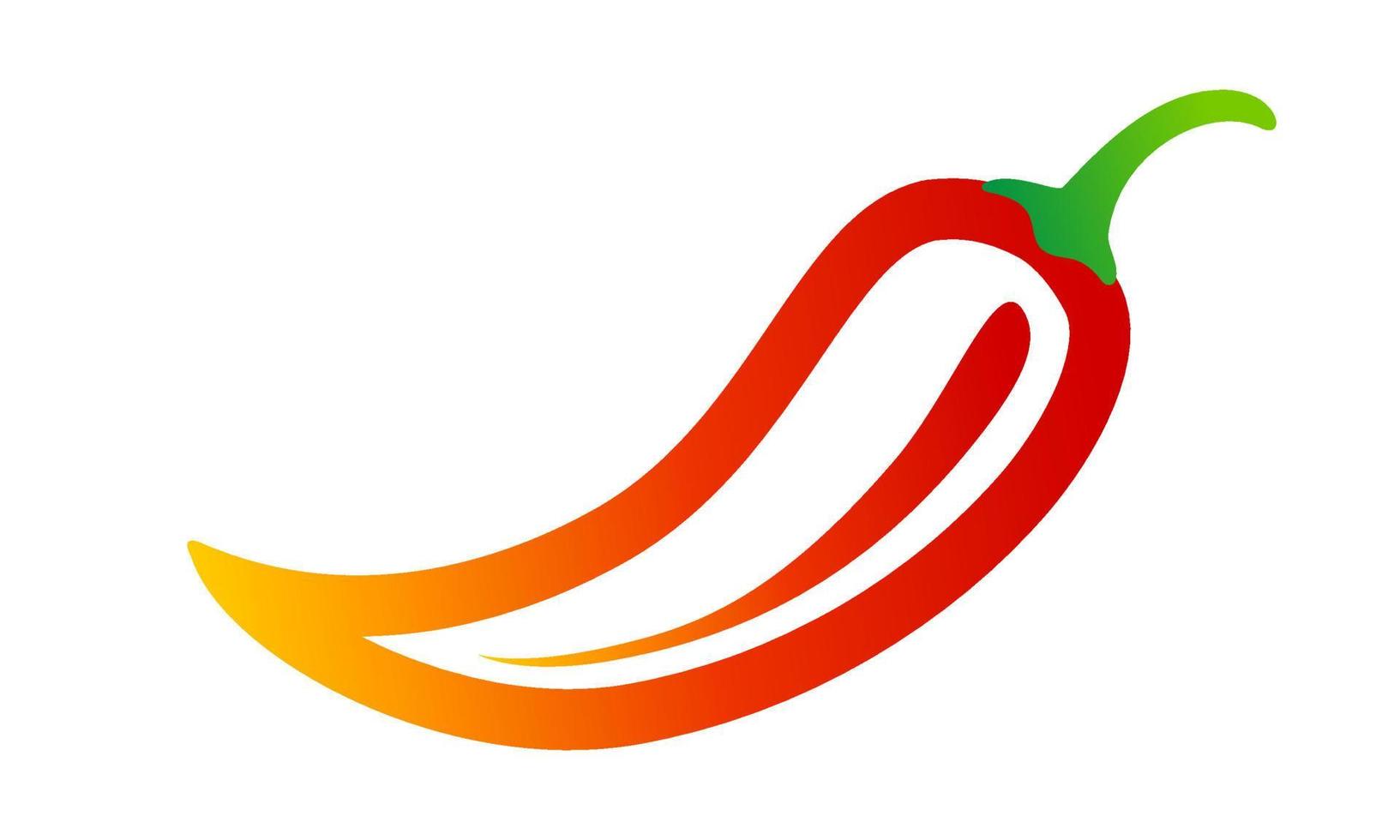 icono de vector de pimiento rojo