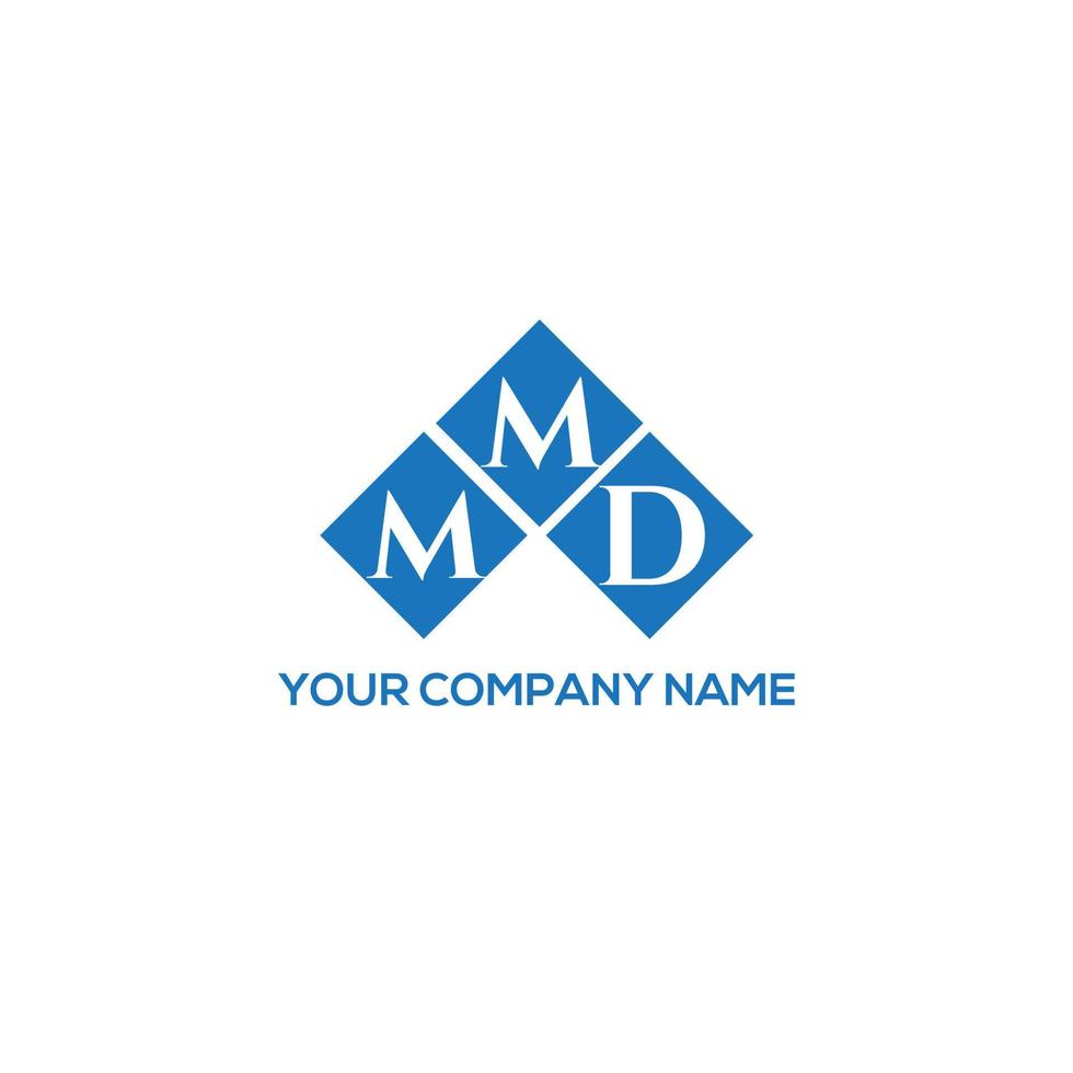 MMD letter logo design on WHITE background. MMD creative initials letter logo concept. MMD letter design. vector