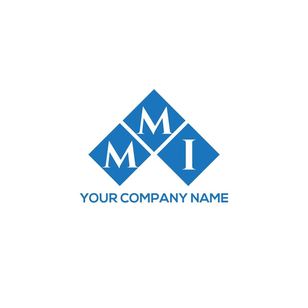 MMI creative initials letter logo concept. MMI letter design.MMI letter logo design on WHITE background. MMI creative initials letter logo concept. MMI letter design. vector