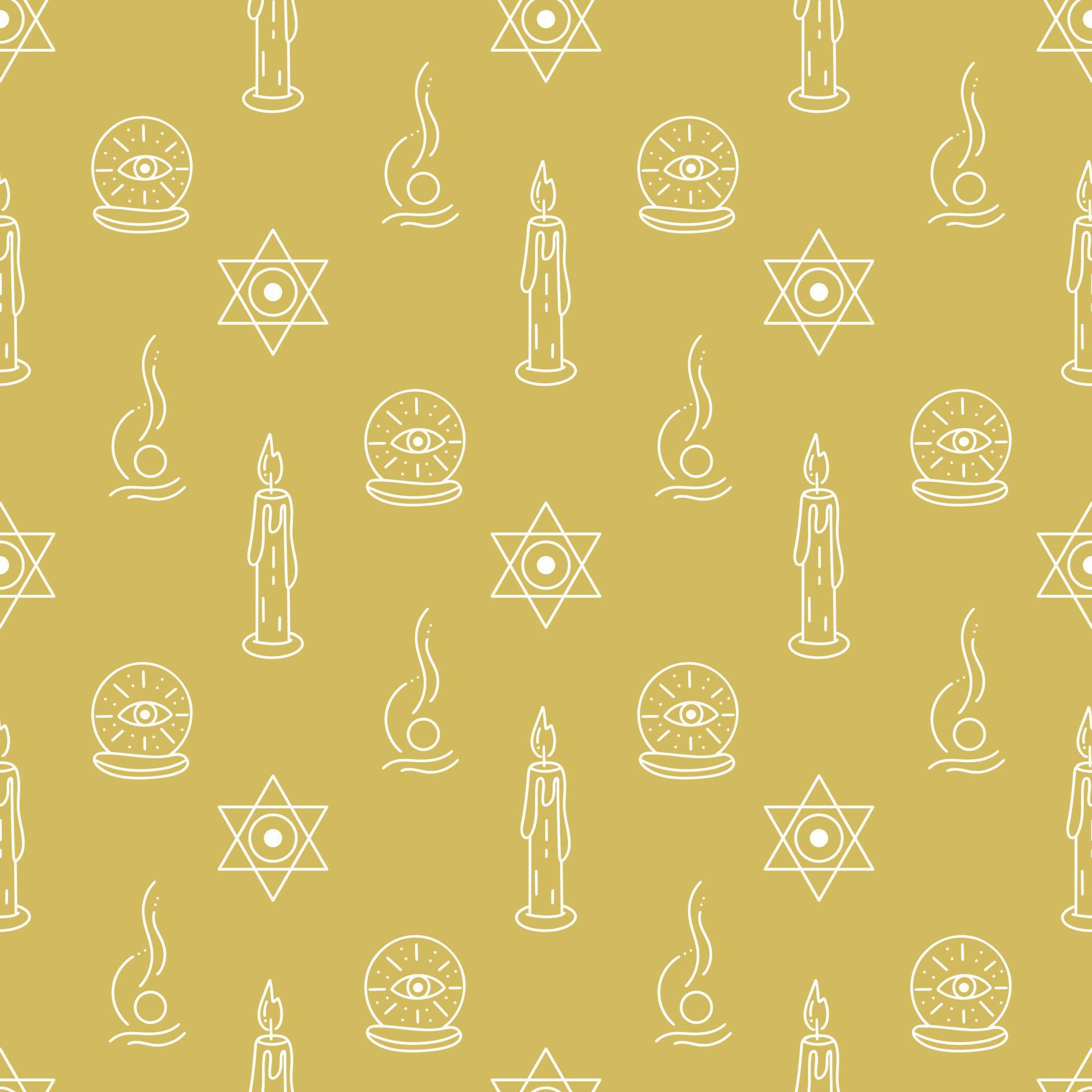 Witchcraft seamless pattern 10106813 Vector Art at Vecteezy
