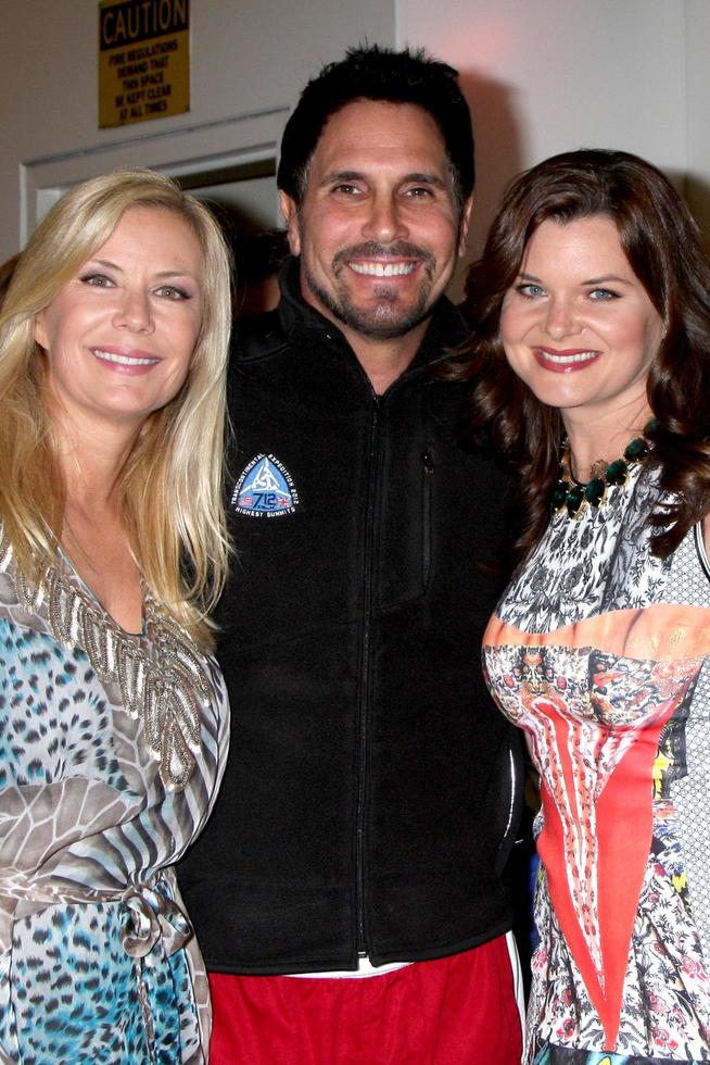 LOS ANGELES, MAY 6 -  Kathering Kelly Lang, Don Diamont, Heather Tom at the Bold and Beautiful Celebrates Emmy Nominations at CBS Television City on May 6, 2014 in Los Angeles, CA photo