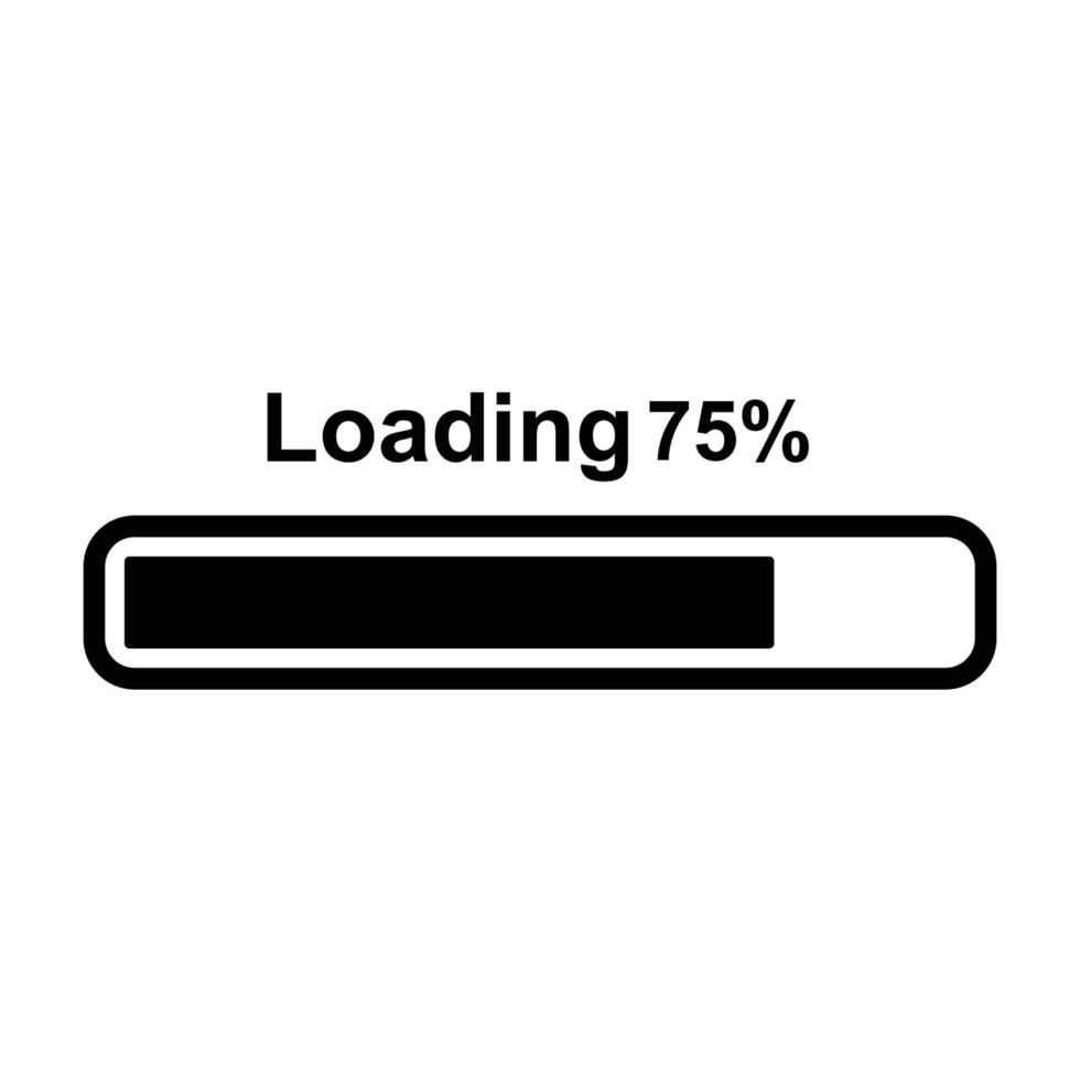 loading bar icon vector design template