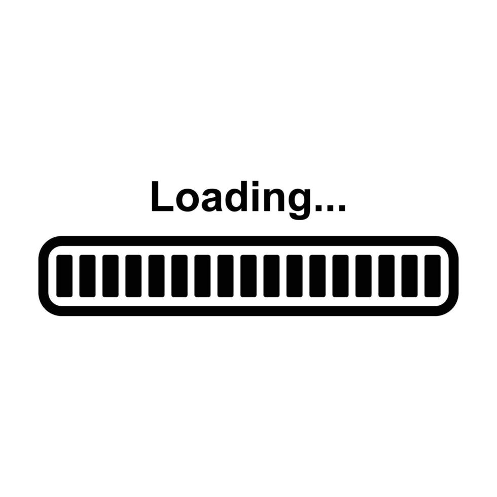 loading bar icon vector design template