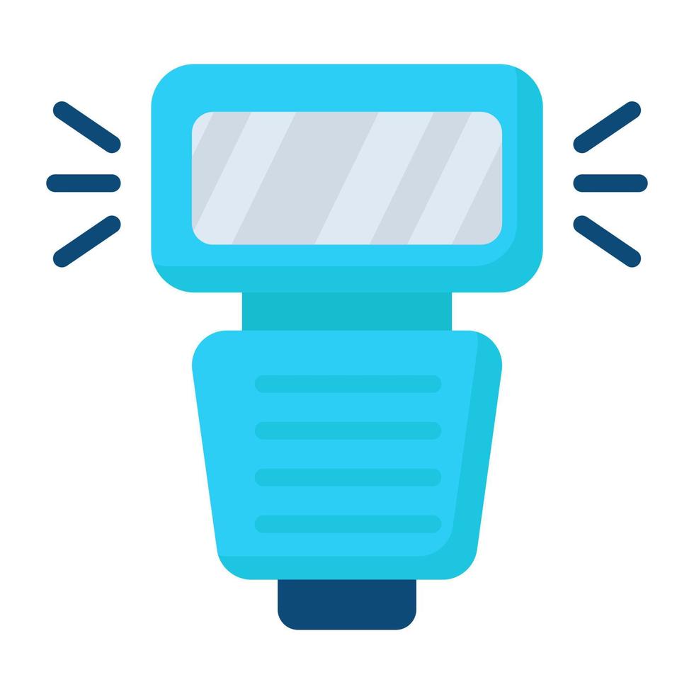 flash light flat icon , photography and digital art flat vector design