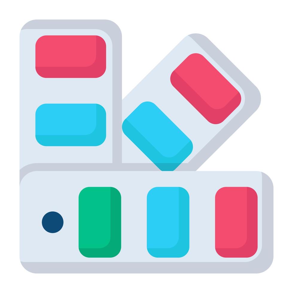 colors flat icon , photography and digital art flat vector design