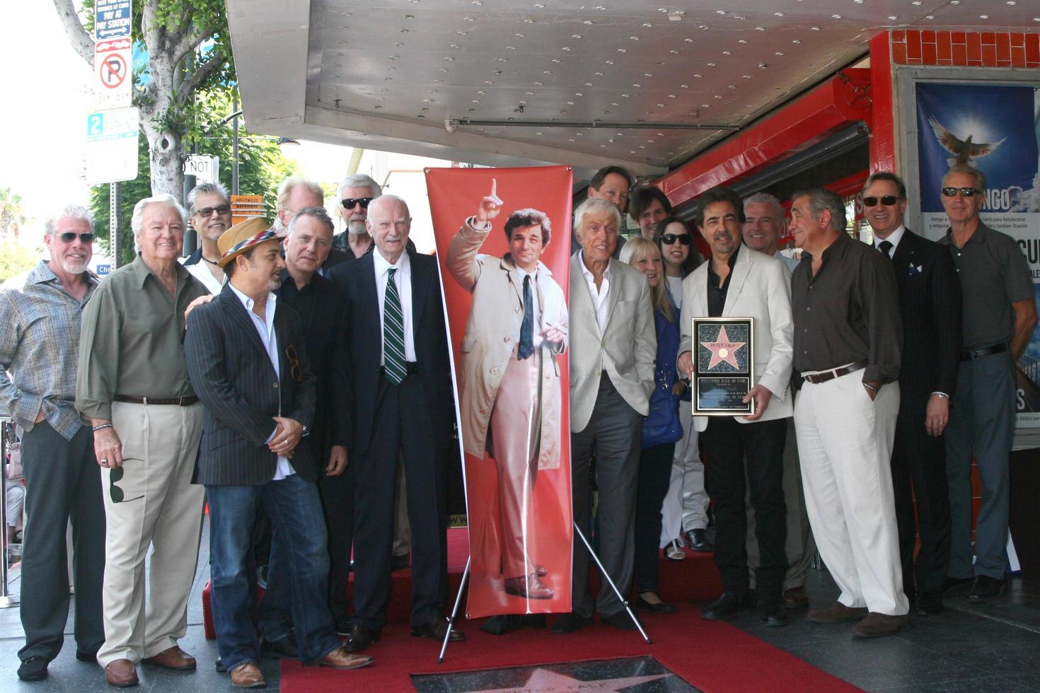 LOS ANGELES, JUL 25 - Paul Reiser, Joe Mantegna, Ed Begley, Jr, friends at the Peter Falk Posthumous Walk of Fame Star ceremony at the Hollywood Walk of Fame on July 25, 2013 in Los Angeles, CA photo