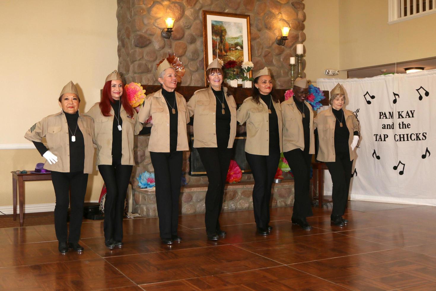 LOS ANGELES, JUL 27 - Tap Chicks at the Norbert Wagner Wish of a Lifetime Pam Kay and the Tap Chicks Performance at the Brookdale Senior Living Center on July 27, 2016 in Loma Linda, CA photo