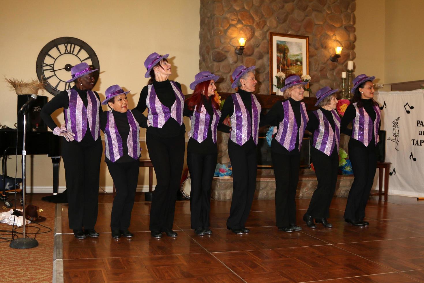 LOS ANGELES, JUL 27 - Tap Chicks at the Norbert Wagner Wish of a Lifetime Pam Kay and the Tap Chicks Performance at the Brookdale Senior Living Center on July 27, 2016 in Loma Linda, CA photo