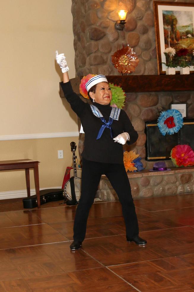LOS ANGELES, JUL 27 - Norbert Wagner, audience at the Norbert Wagner Wish of a Lifetime Pam Kay and the Tap Chicks Performance at the Brookdale Senior Living Center on July 27, 2016 in Loma Linda, CA photo