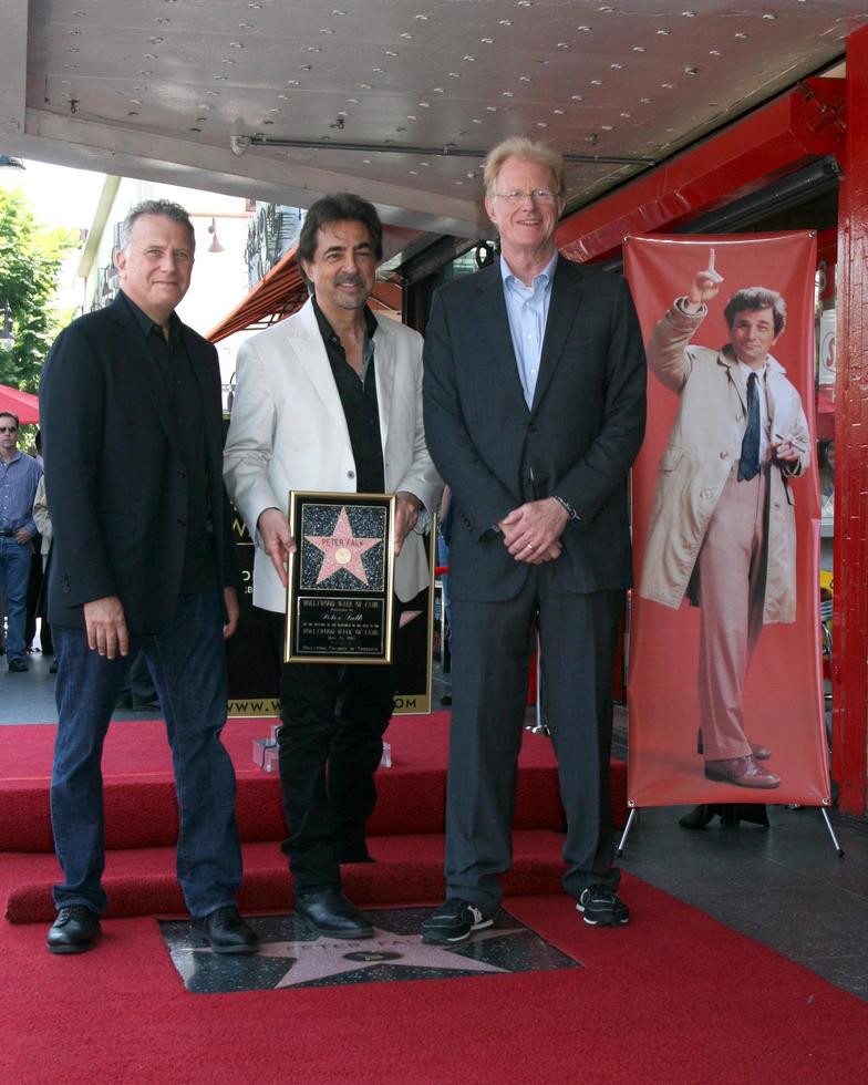 LOS ANGELES, JUL 25 - Paul Reiser, Joe Mantegna, Ed Begley, Jr at the Peter Falk Posthumous Walk of Fame Star ceremony at the Hollywood Walk of Fame on July 25, 2013 in Los Angeles, CA photo