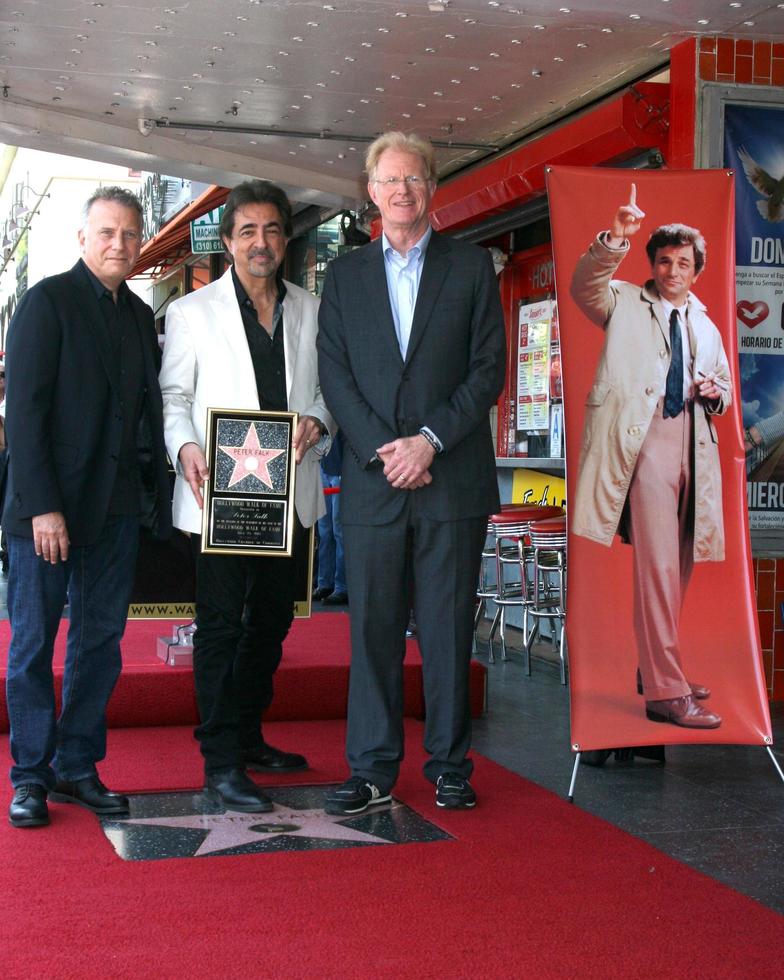 LOS ANGELES, JUL 25 - Paul Reiser, Joe Mantegna, Ed Begley, Jr at the Peter Falk Posthumous Walk of Fame Star ceremony at the Hollywood Walk of Fame on July 25, 2013 in Los Angeles, CA photo