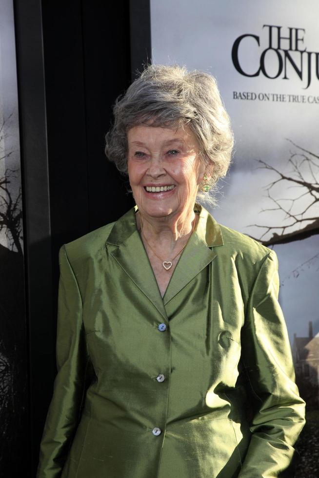 LOS ANGELES, JUL 15 - Lorraine Warren arrives at the The Conjuring Premiere at the Cinerama Dome on July 15, 2013 in Los Angeles, CA photo
