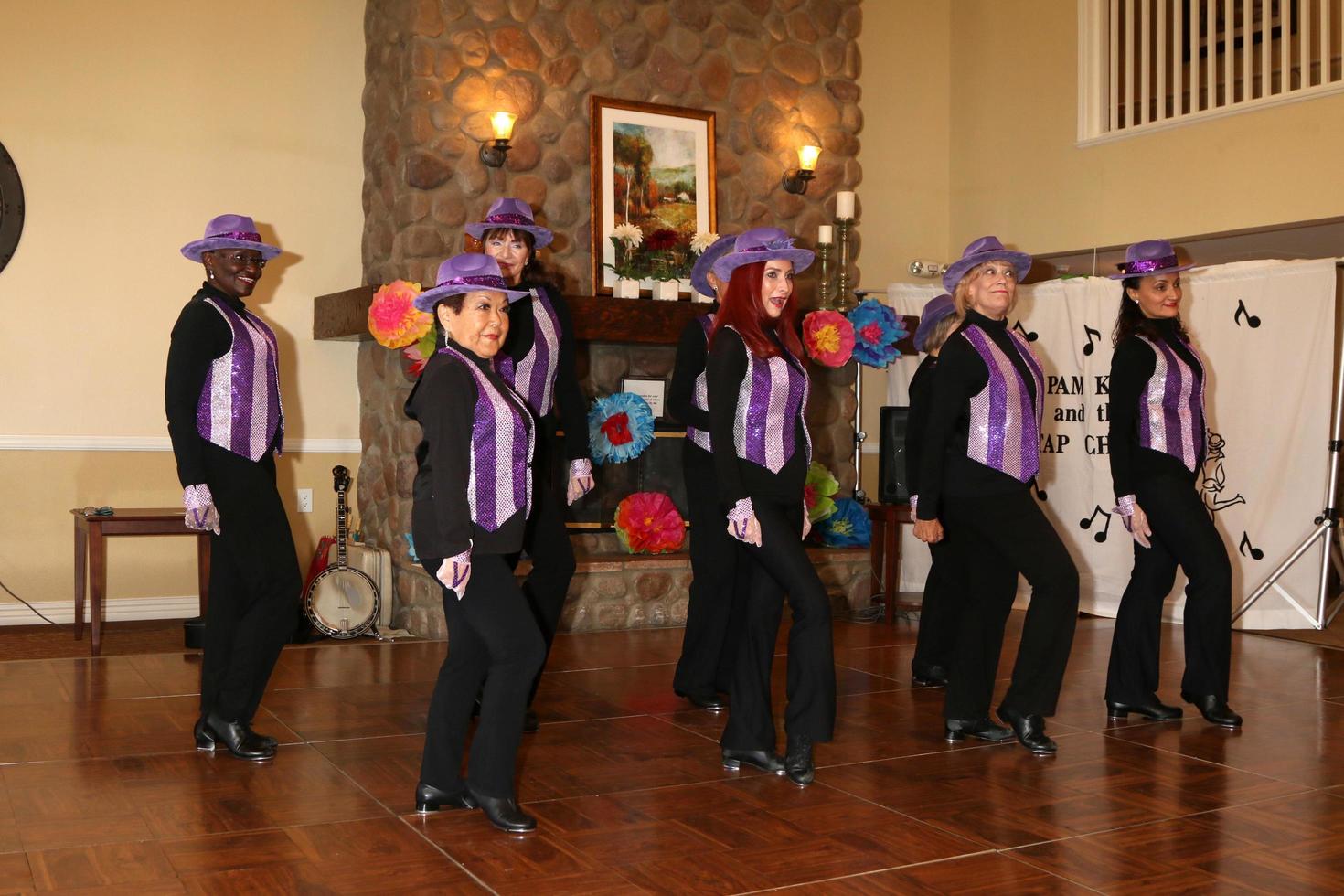 LOS ANGELES, JUL 27 - Tap Chicks at the Norbert Wagner Wish of a Lifetime Pam Kay and the Tap Chicks Performance at the Brookdale Senior Living Center on July 27, 2016 in Loma Linda, CA photo