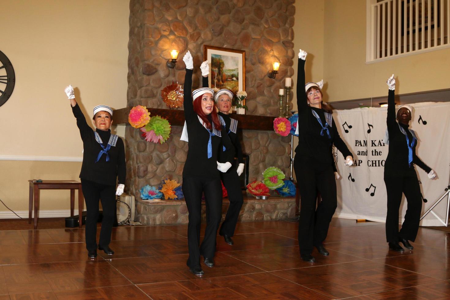 LOS ANGELES, JUL 27 - Tap Chicks at the Norbert Wagner Wish of a Lifetime Pam Kay and the Tap Chicks Performance at the Brookdale Senior Living Center on July 27, 2016 in Loma Linda, CA photo