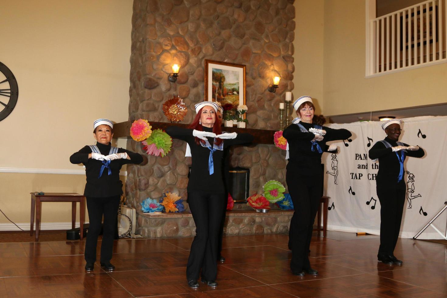 LOS ANGELES, JUL 27 - Tap Chicks at the Norbert Wagner Wish of a Lifetime Pam Kay and the Tap Chicks Performance at the Brookdale Senior Living Center on July 27, 2016 in Loma Linda, CA photo