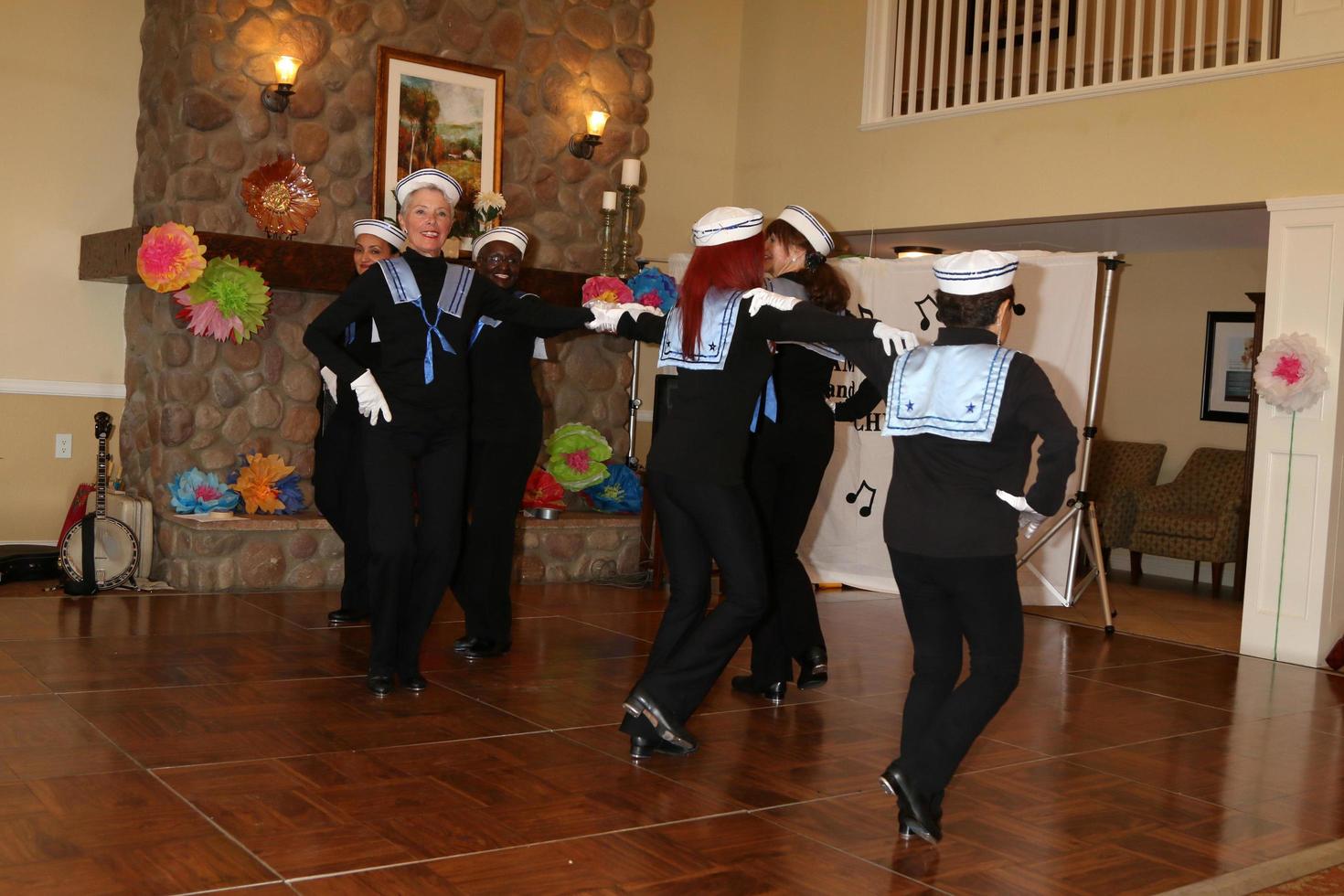LOS ANGELES, JUL 27 - Tap Chicks at the Norbert Wagner Wish of a Lifetime Pam Kay and the Tap Chicks Performance at the Brookdale Senior Living Center on July 27, 2016 in Loma Linda, CA photo